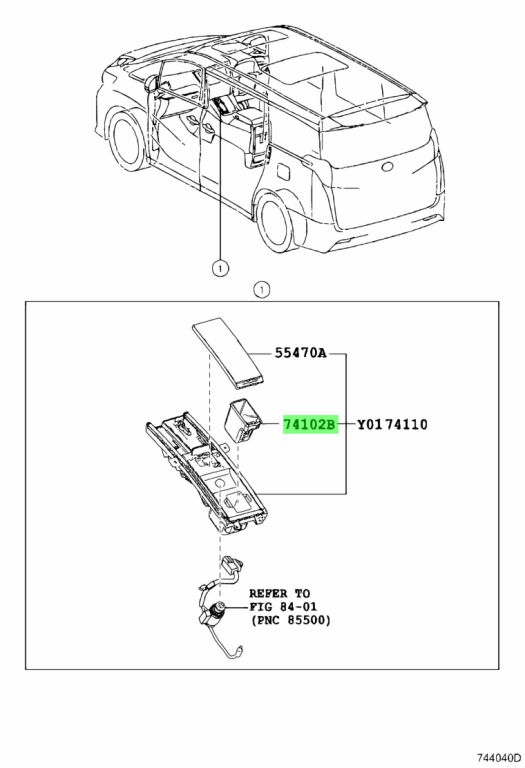 Пепельница toyota 7410202140