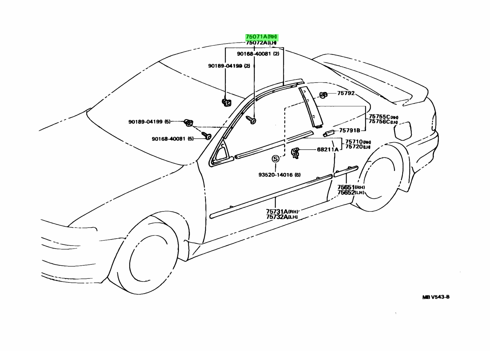 Toyota 75071 48030