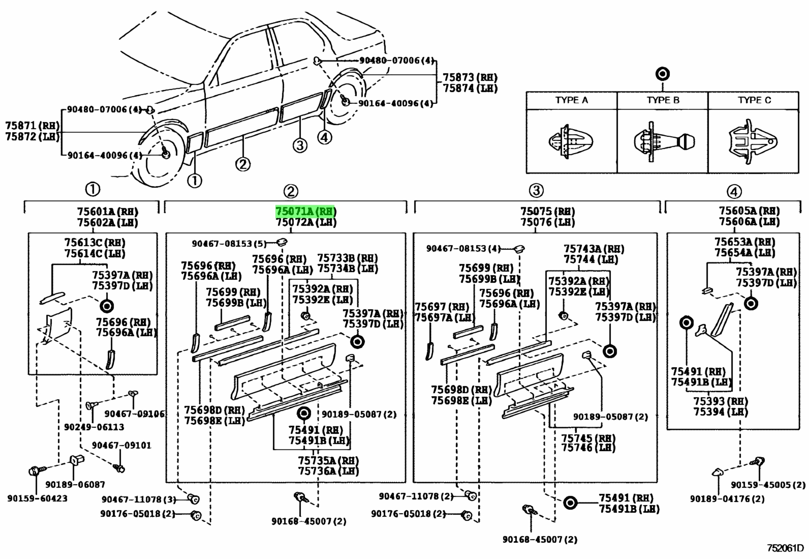 Toyota 75071 48030