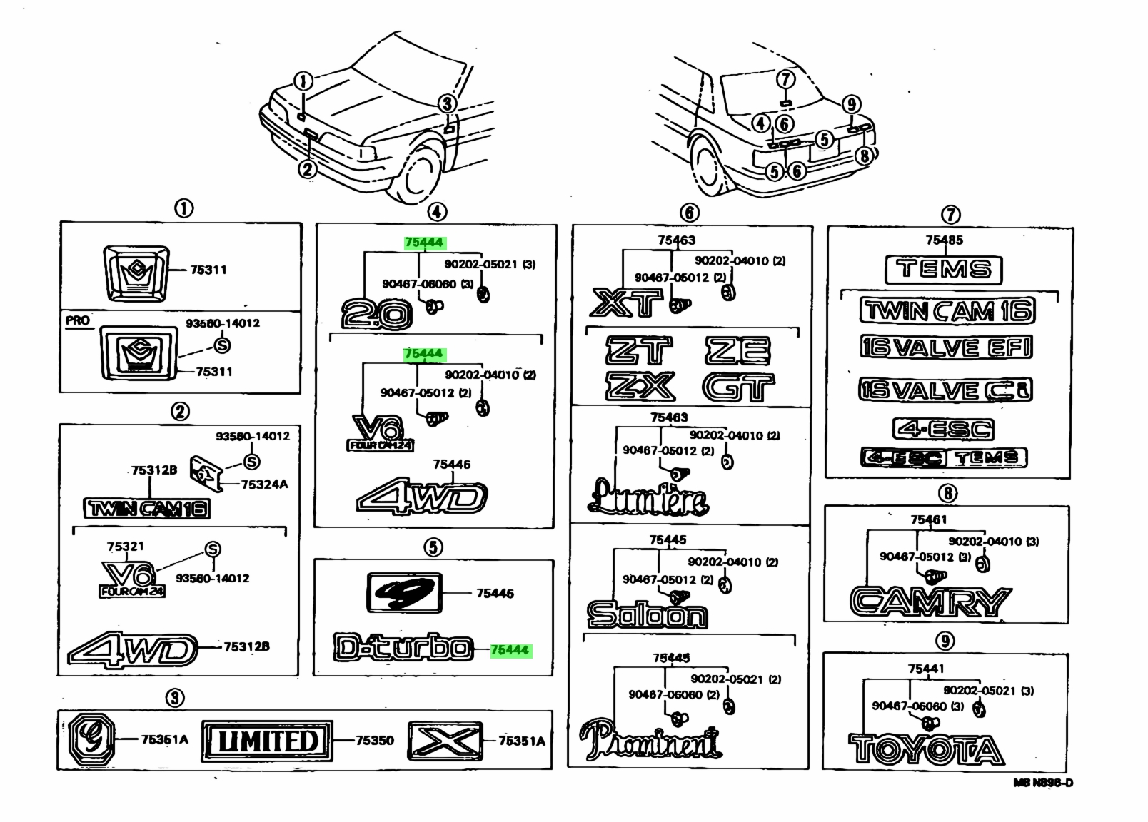 Епк дата. Epcdata Toyota. Toyota Vista 1988.