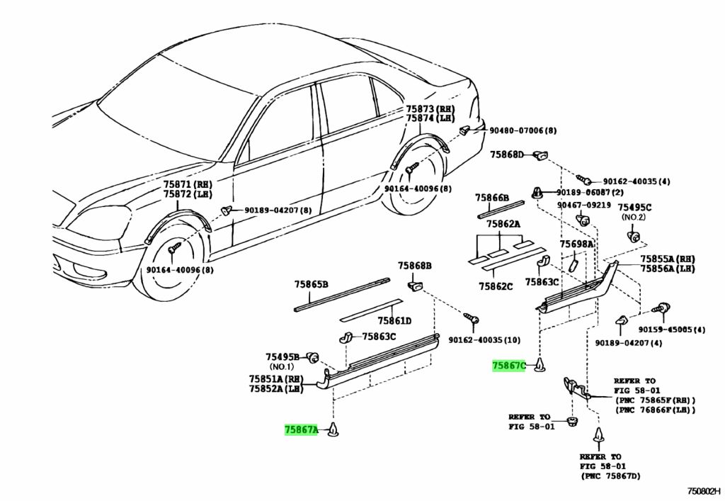 Toyota 75867 68010