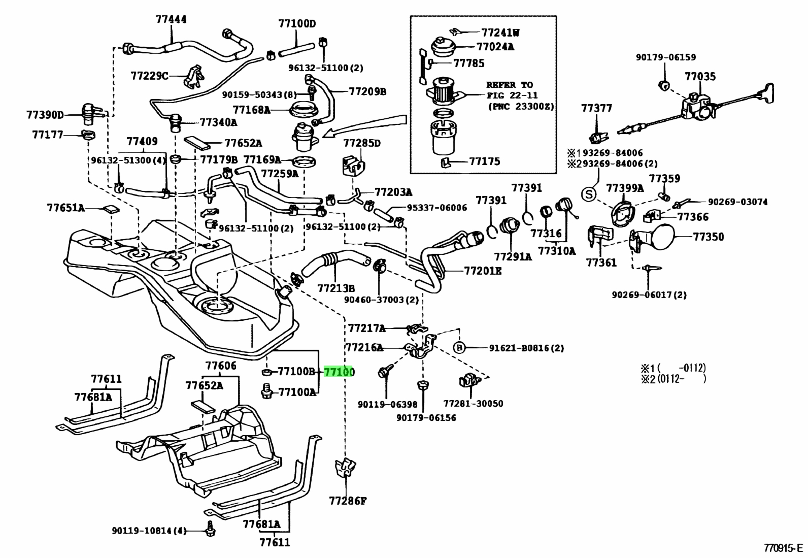 Buy Genuine Toyota Tank Assy Fuel For Lexus Sc Prices Fast