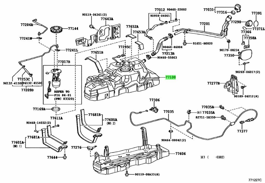 Buy Genuine Toyota 770013D521 (77001-3D521) Tank Assy, Fuel. Prices ...