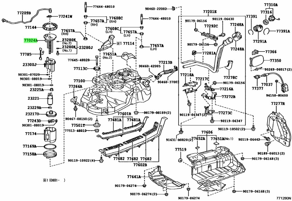 Toyota 77024 48050