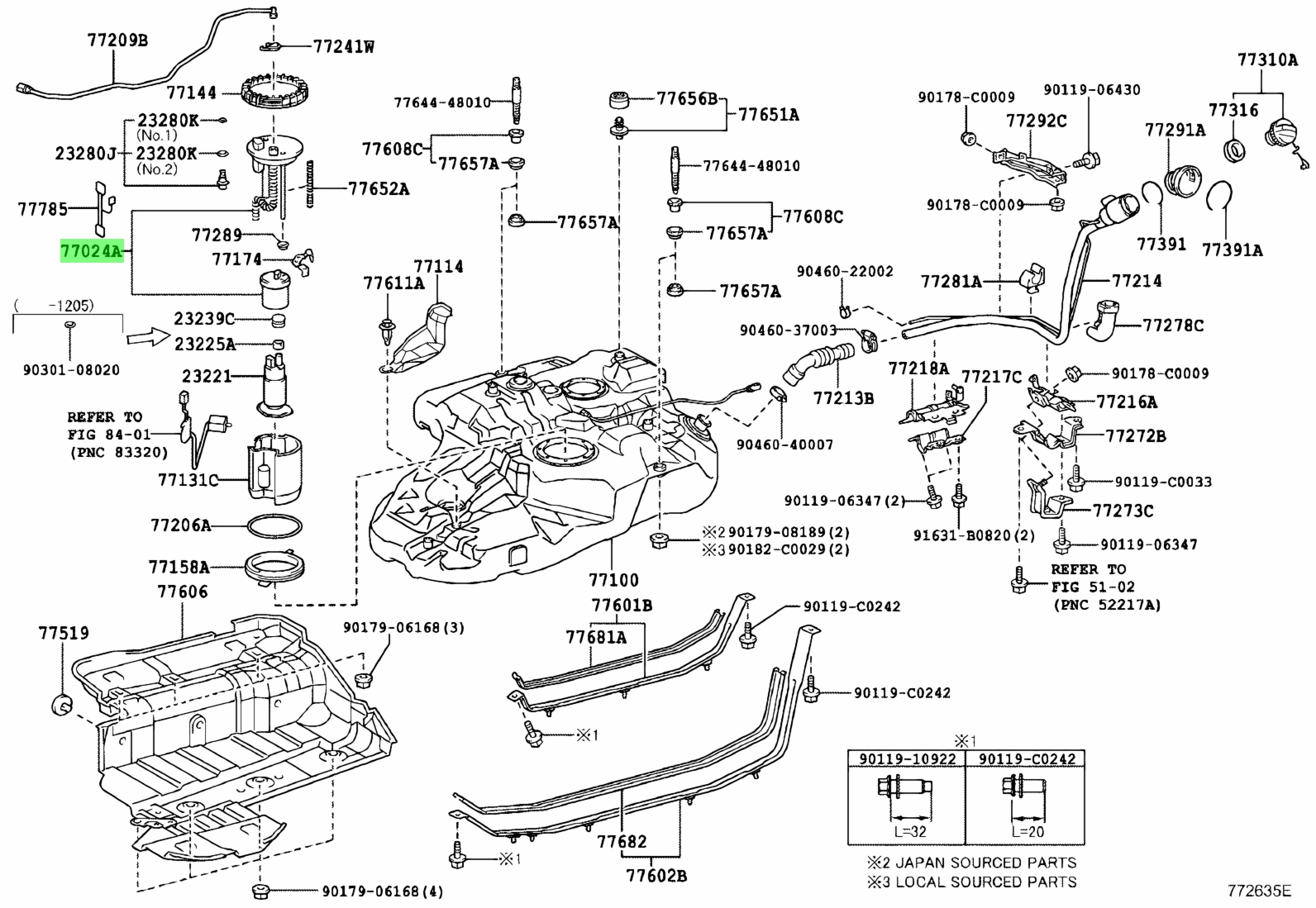 Toyota 77024 48050