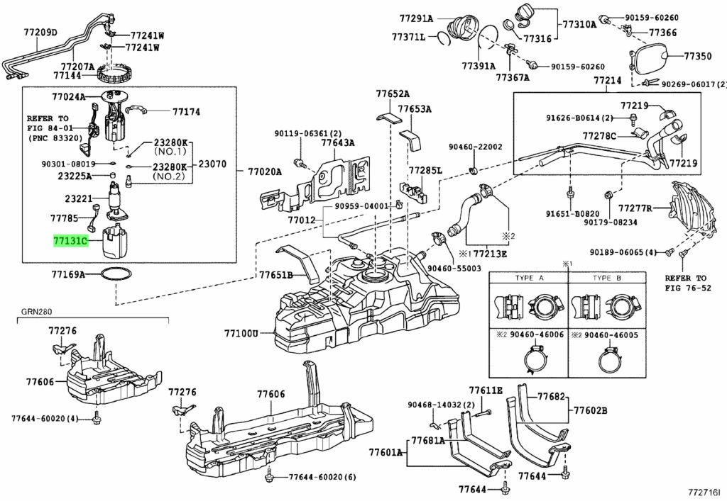 Buy Genuine Toyota 7713160090 (77131-60090) Sub-Tank, Fuel, No.1 ...