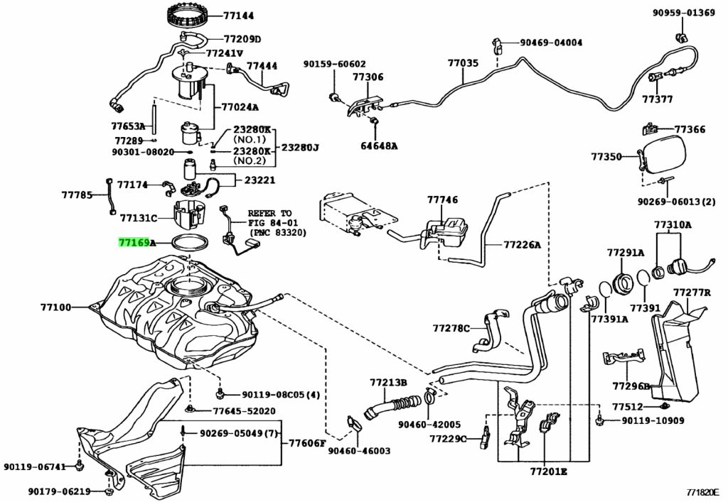 Buy Genuine Toyota 7716952020 (77169-52020) Gasket, Fuel Suction Tube ...