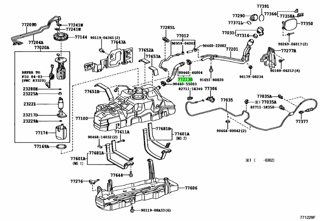 Buy Genuine Toyota 7721335390 (77213-35390) Hose, Fuel Tank To Filler ...