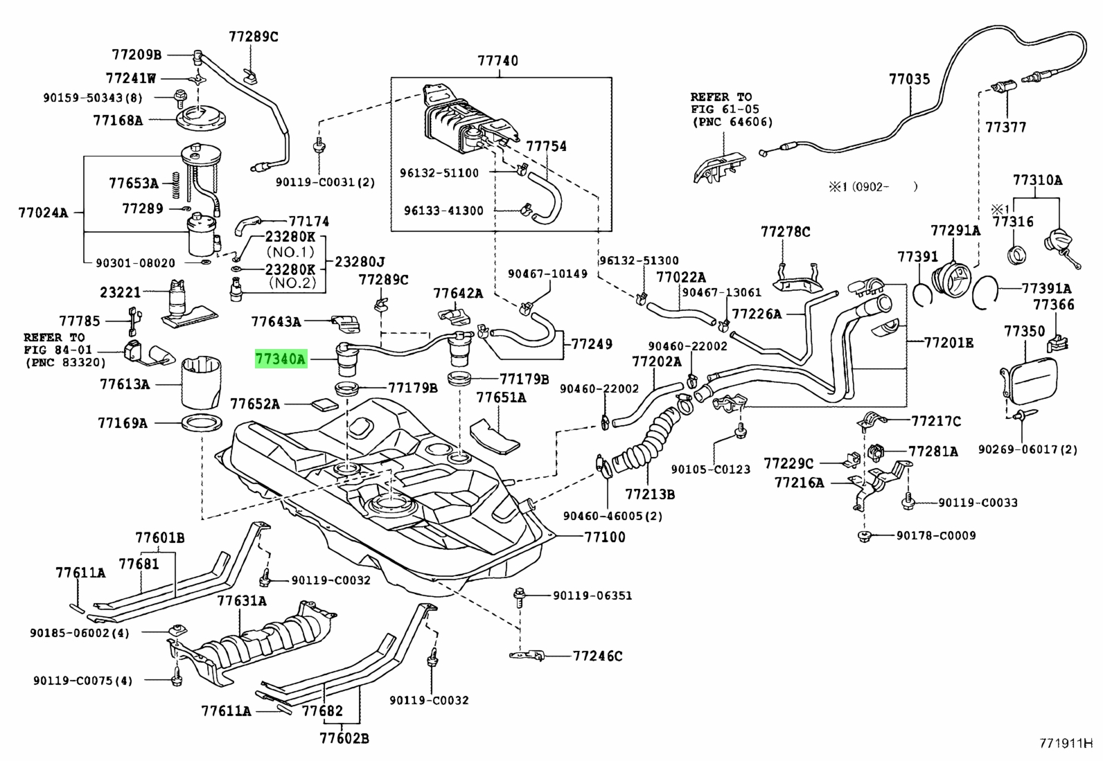 MOTORS Parts For Other Vehicles Genuine Toyota Cut-Off Valve 77340 ...