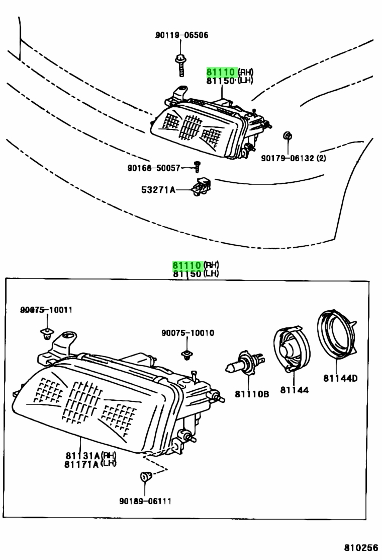 Toyota81110-1E182(811101E182)