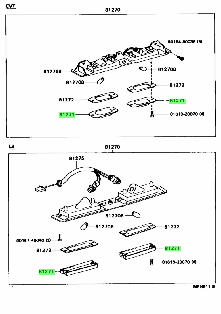 Toyota 81271 60332