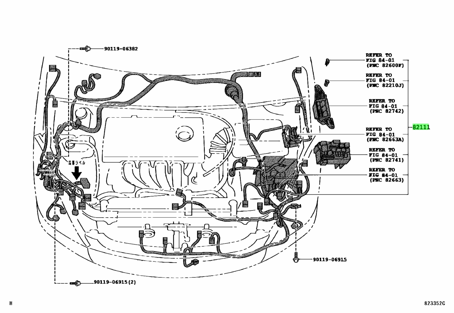 Toyota wish схема электропроводки