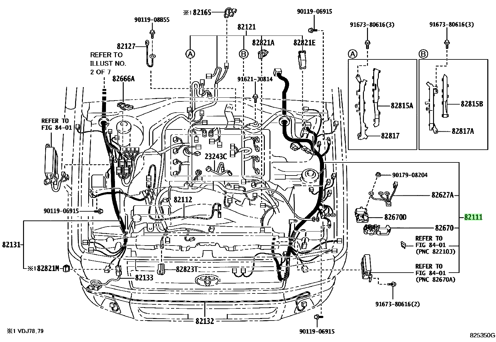 Buy Genuine Toyota 821116AD82 (82111-6AD82) Wire, Engine Room Main