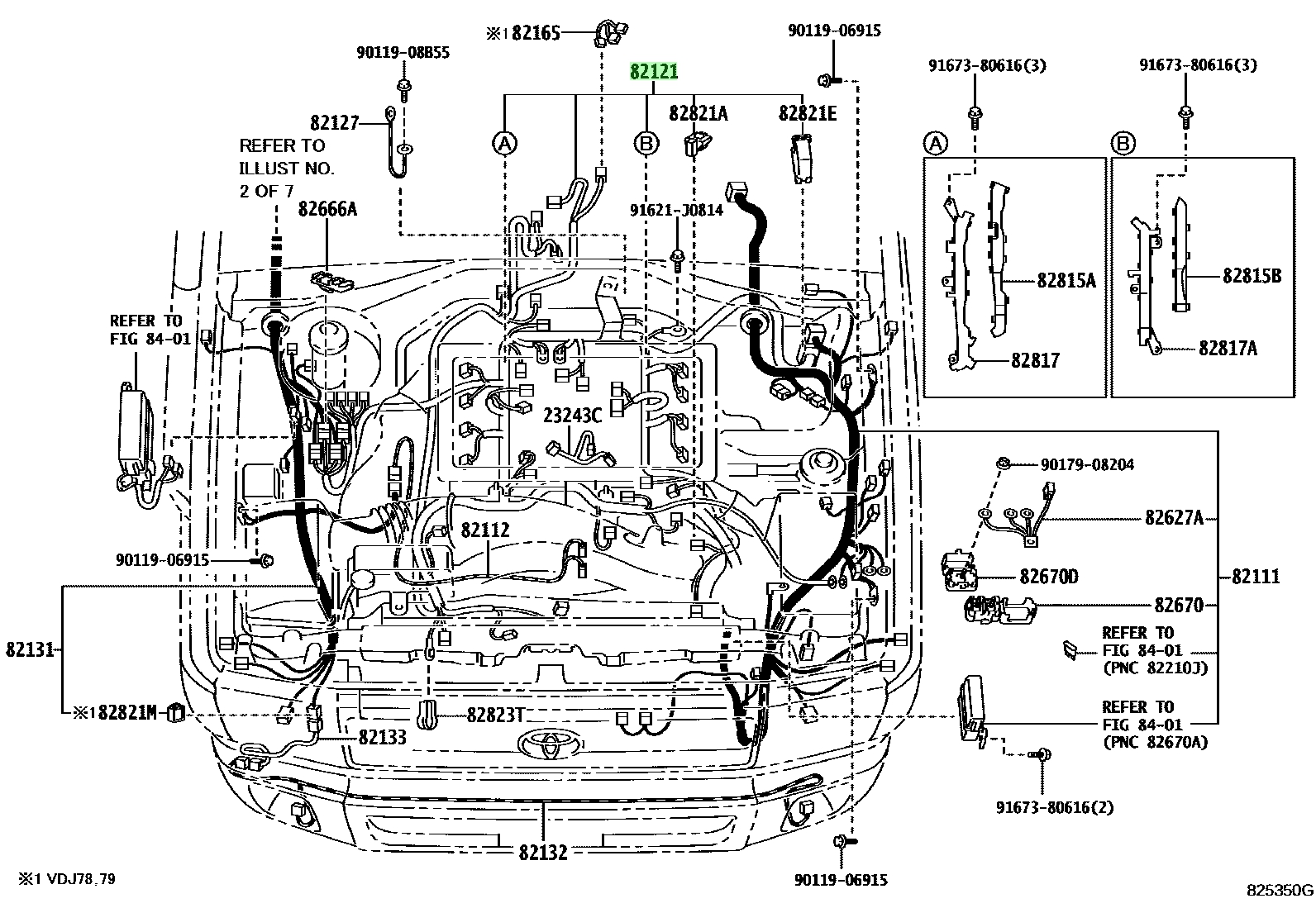 Buy Genuine Toyota 8212160L60 (82121-60L60) Wire, Engine. Photos - Amayama