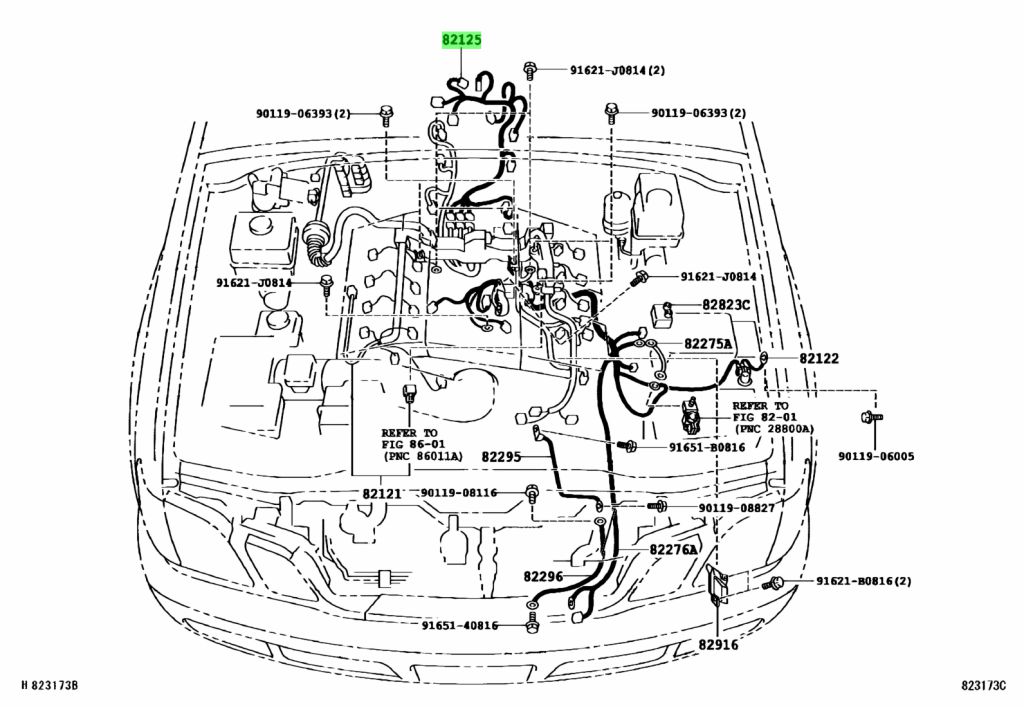 Buy Genuine Toyota 8212560393 (82125-60393) Wire, Transmission for ...