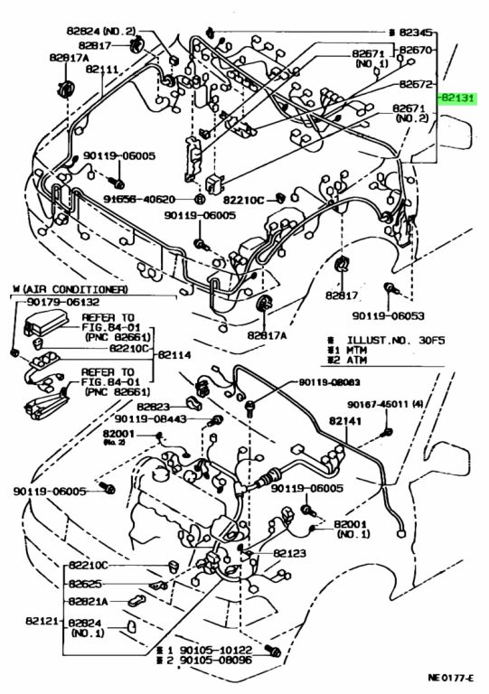 Buy Genuine Toyota 8213113220 (82131-13220) Wire, Cowl. Photos - Amayama