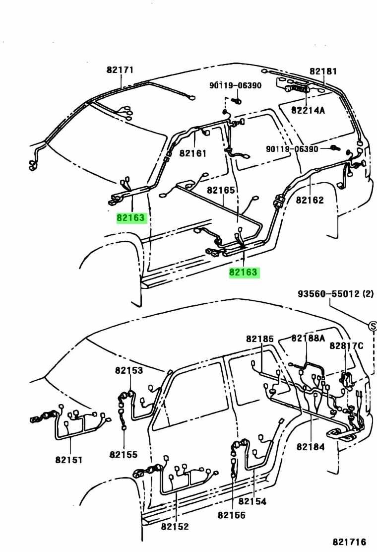 Toyota82163-35040(8216335040)