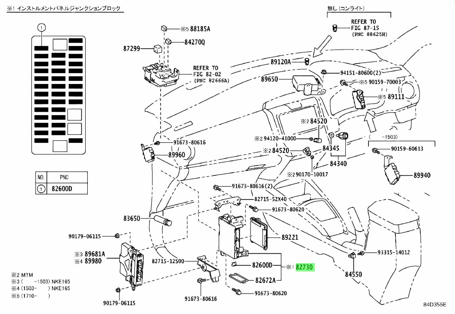 Buy Genuine Toyota 8273012L31 (82730-12L31) Block Assy, Instrument ...