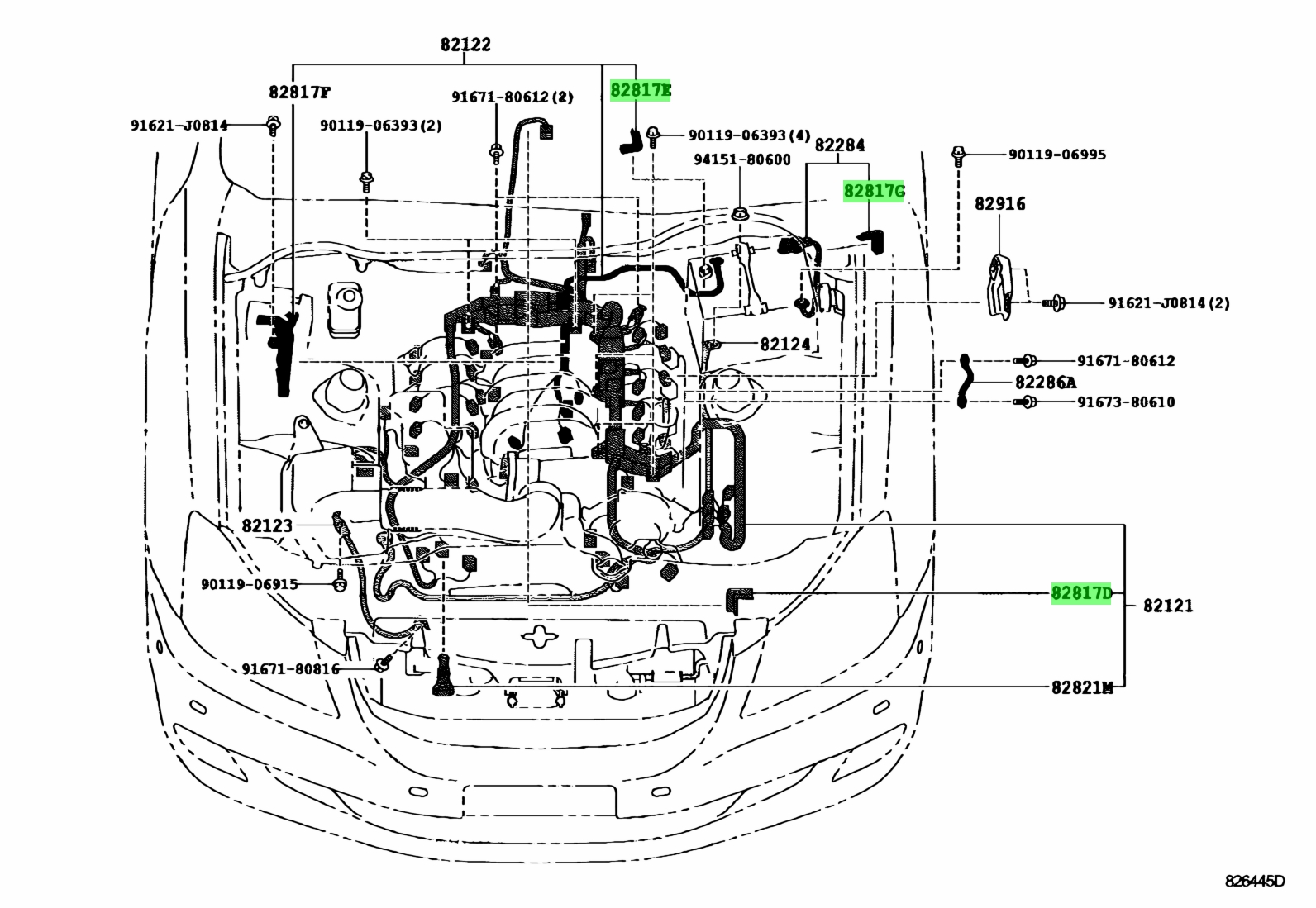 Toyota 82817 1a070