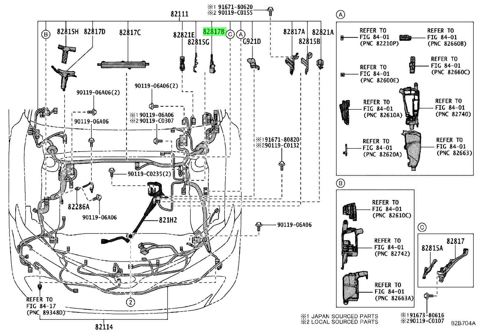 Toyota 82817 1a070