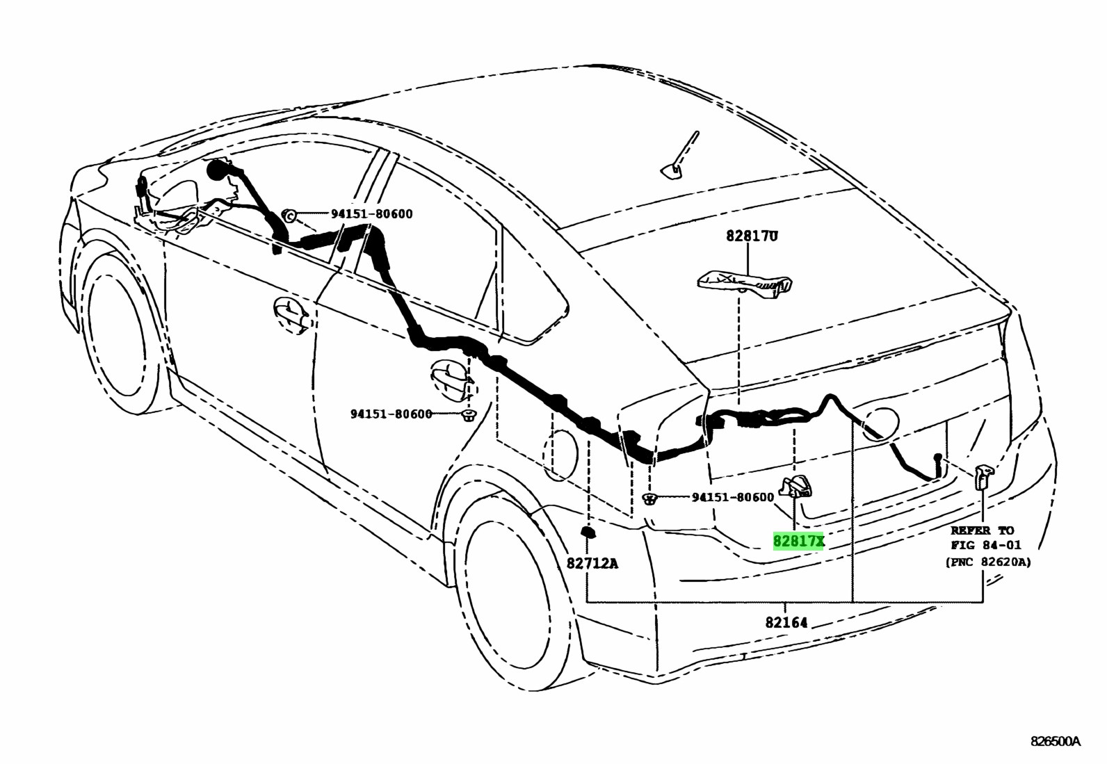 Toyota 82817 1a070