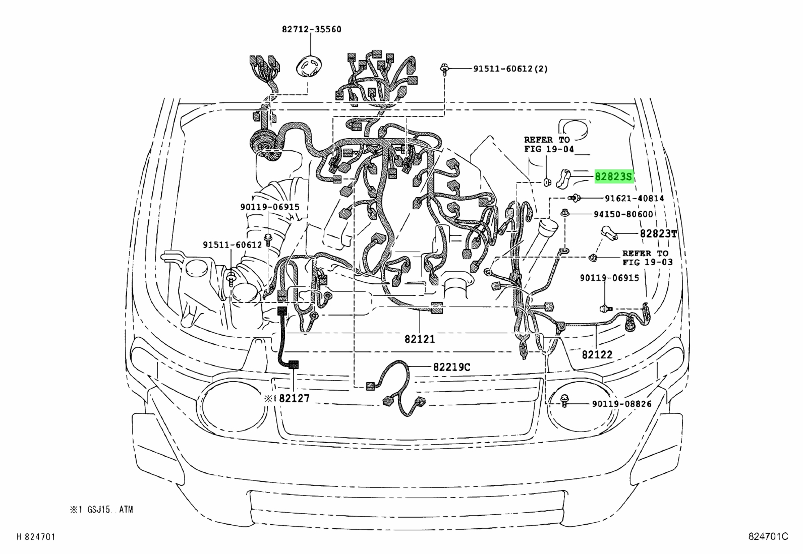 Buy Genuine Toyota 8282335050 (82823-35050) Cap, Terminal. Prices, fast ...