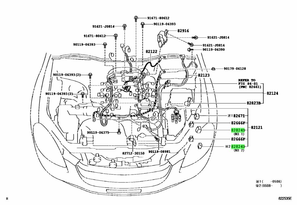 Buy Genuine Toyota 8282422070 (82824-22070) Connector, Wiring Harness ...