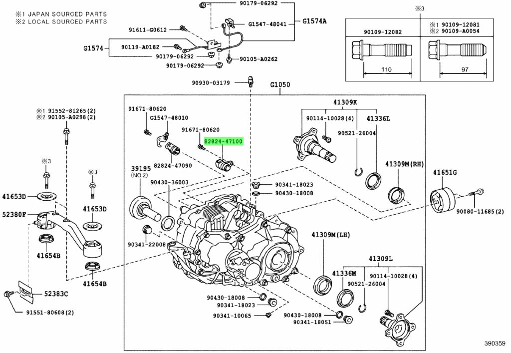 Toyota 82824-47090 Wiring Harness
