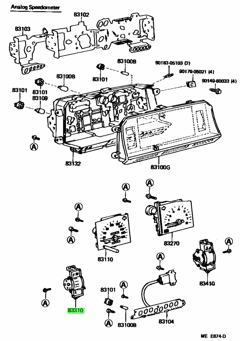 Toyota 8324322350 83243 22350 Gage Assy Fuel Receiver toyota-8324322350-83243-22350-gage-assy-fuel-receiver