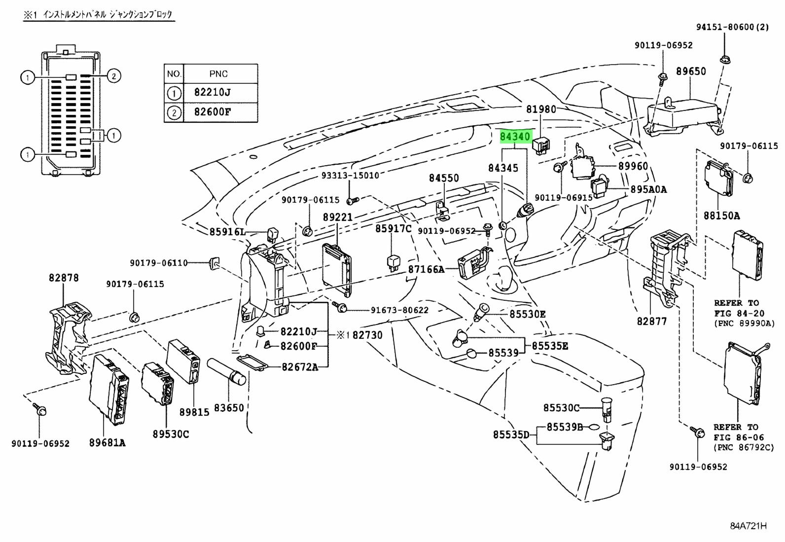 Buy Genuine Toyota 8434059645 (84340-59645) Switch Assy, Stop Lamp ...