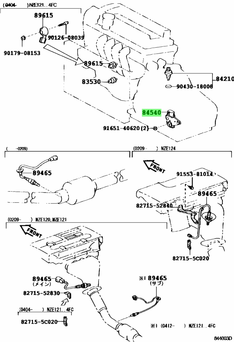 Buy Genuine Toyota 8454052010 (84540-52010) Switch Assy, Neutral Start ...