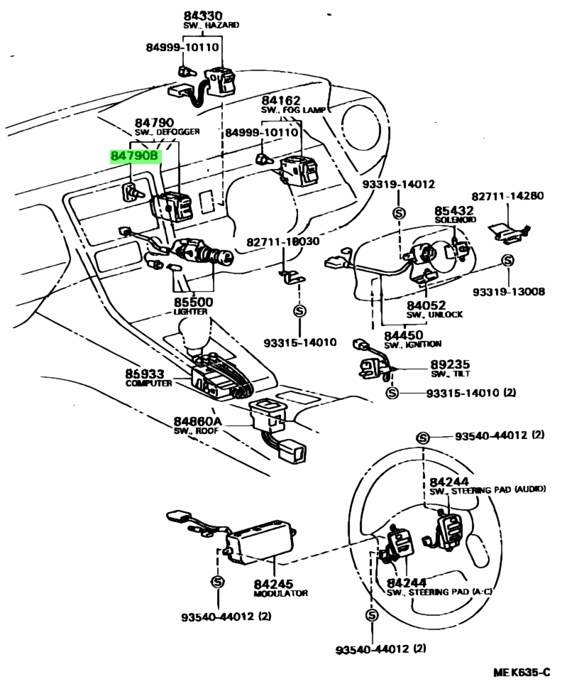 Toyota 84999 70007