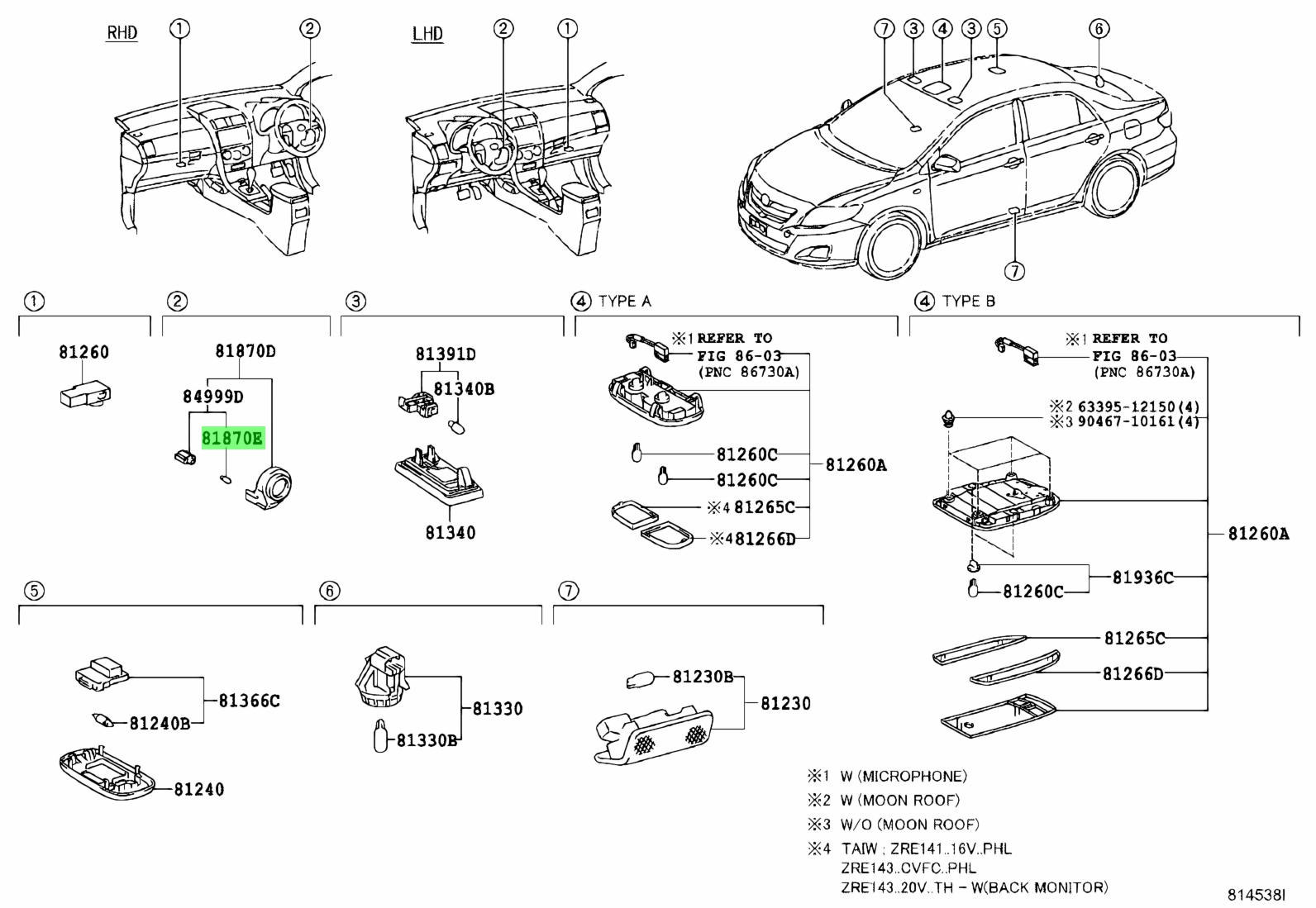 Toyota 84999 70007