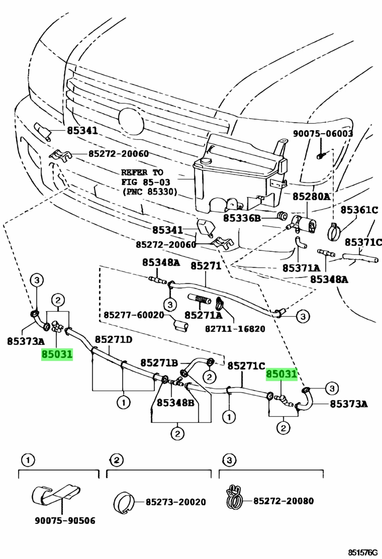 Toyota 85299-33020 (8529933020)