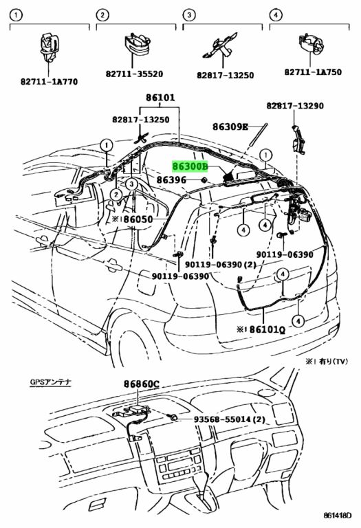 Toyota 8630013020 86300 13020 Toyota toyota-8630013020-86300-13020-toyota
