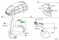 Genuine Toyota 8793128810 - MIRROR SUB-ASSY, OUTER REAR VIEW, RH