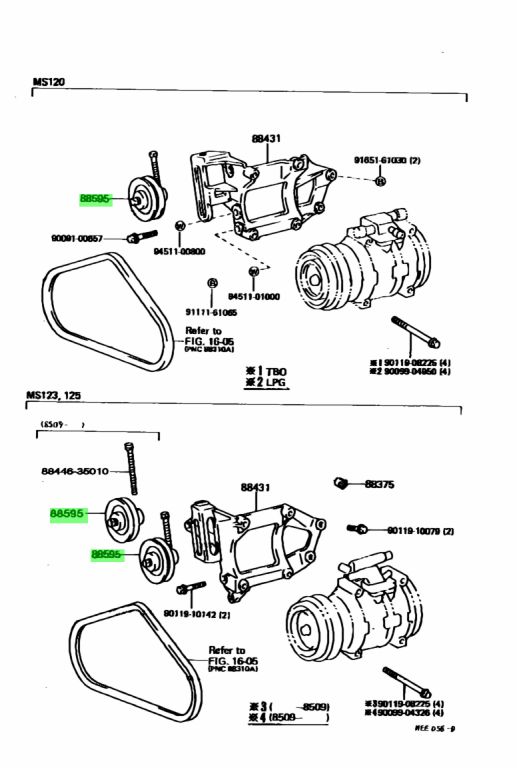 Idle pulley toyota перевод