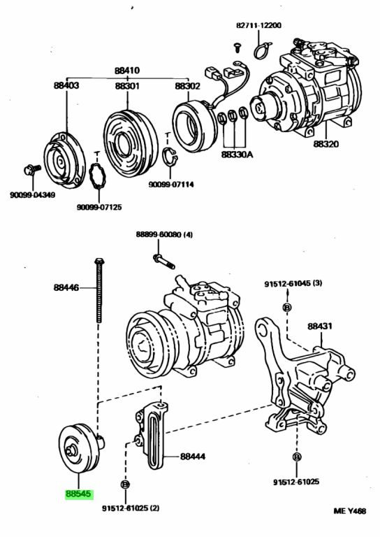 Idle pulley toyota перевод