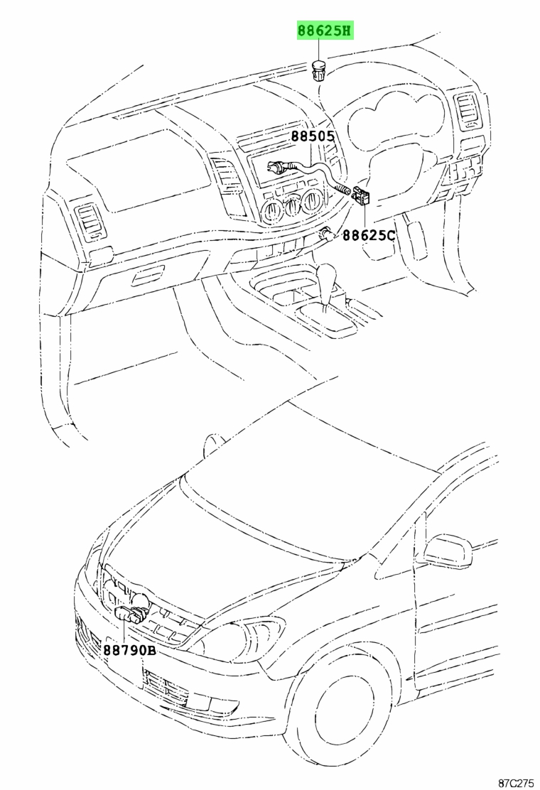 Toyota 88625 20410