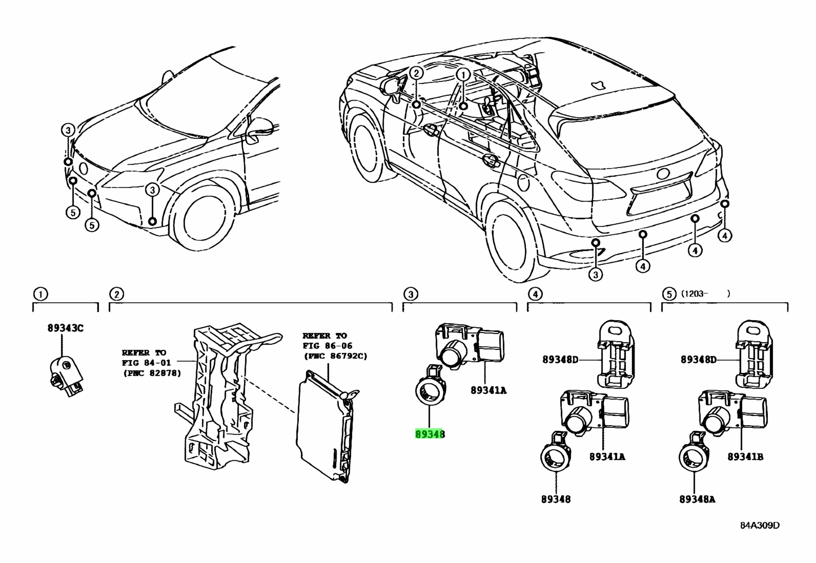 Отключение парктроника lexus rx