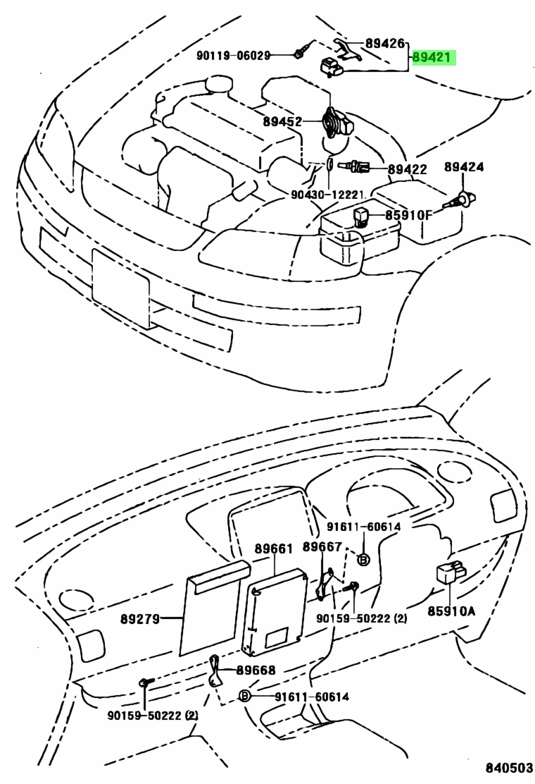 Sensor assy vacuum toyota