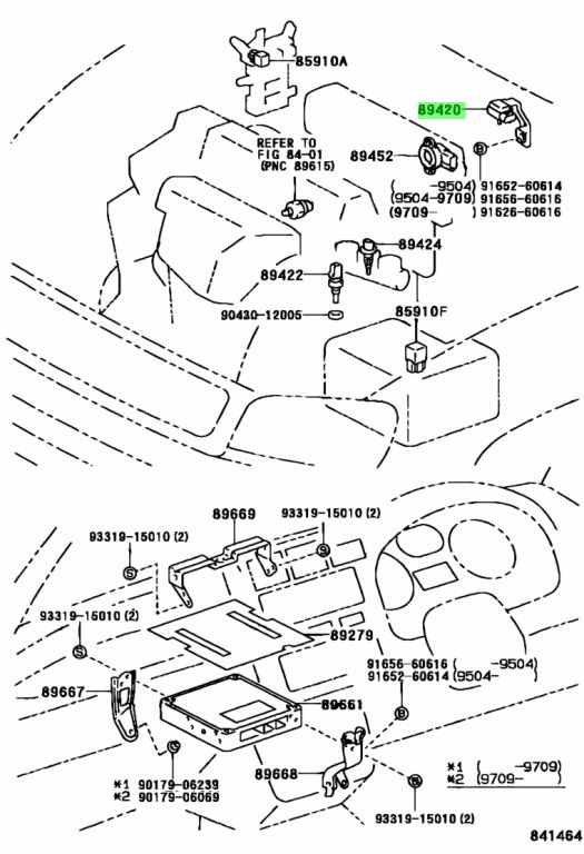 Sensor assy vacuum toyota