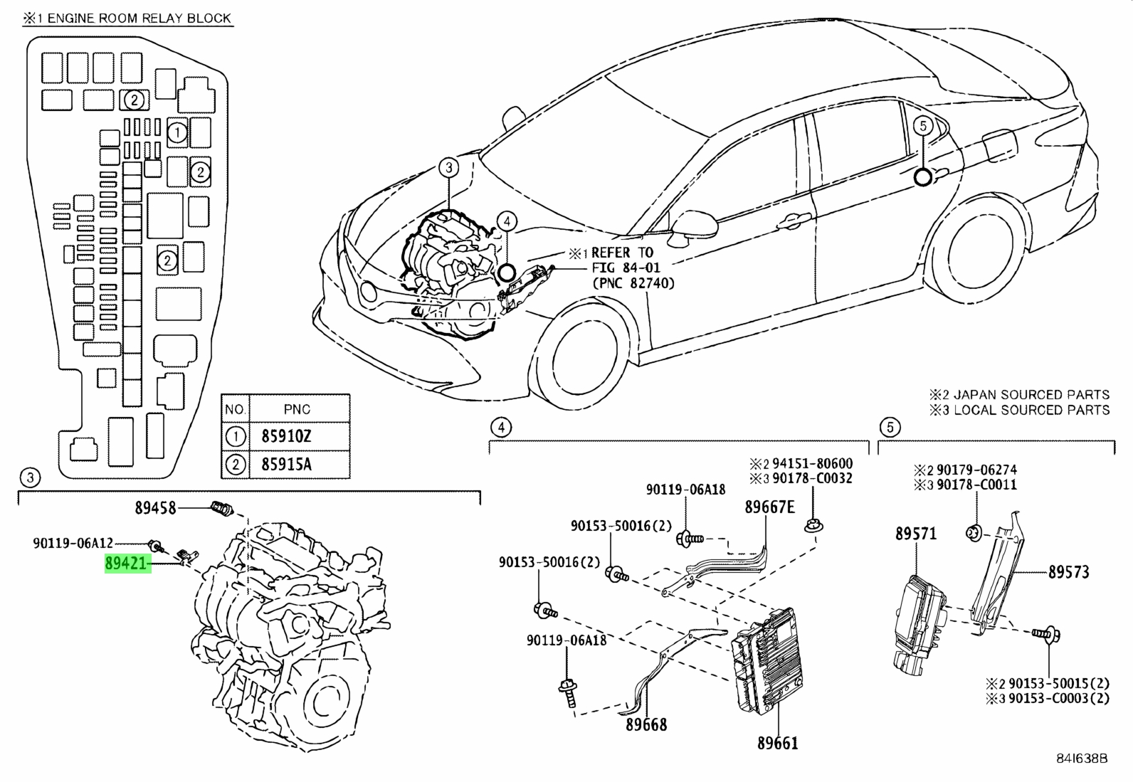 Sensor assy vacuum toyota