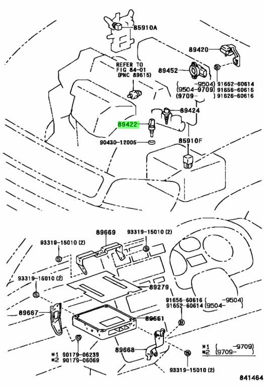 Buy Genuine Toyota 8942235010 (89422-35010) Sensor, Diesel Engine Water ...