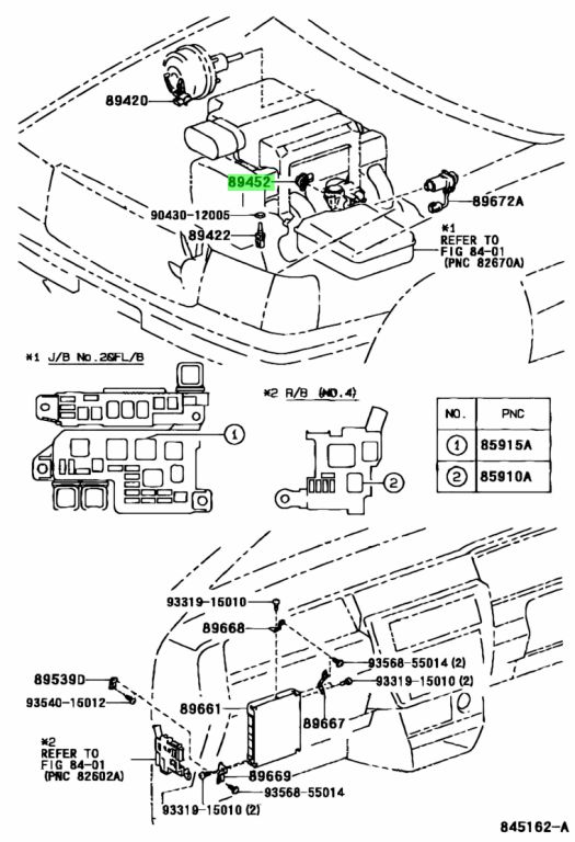 Buy Genuine Toyota 8945233030 (89452-33030) Sensor, Throttle Position 