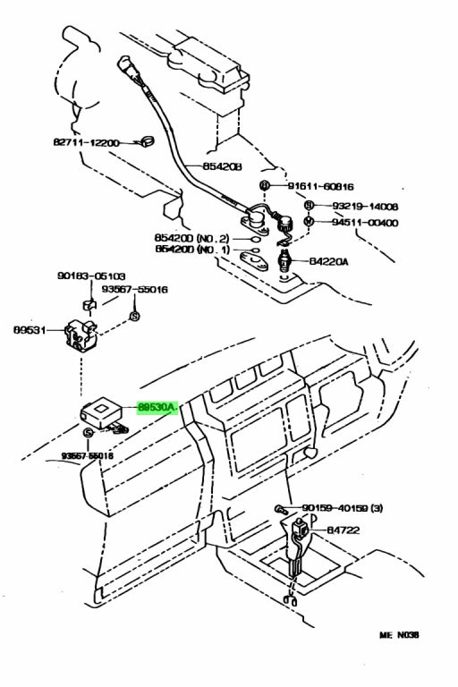 Buy Genuine Toyota 8953030560 89530 30560 Computer Assy Transmission