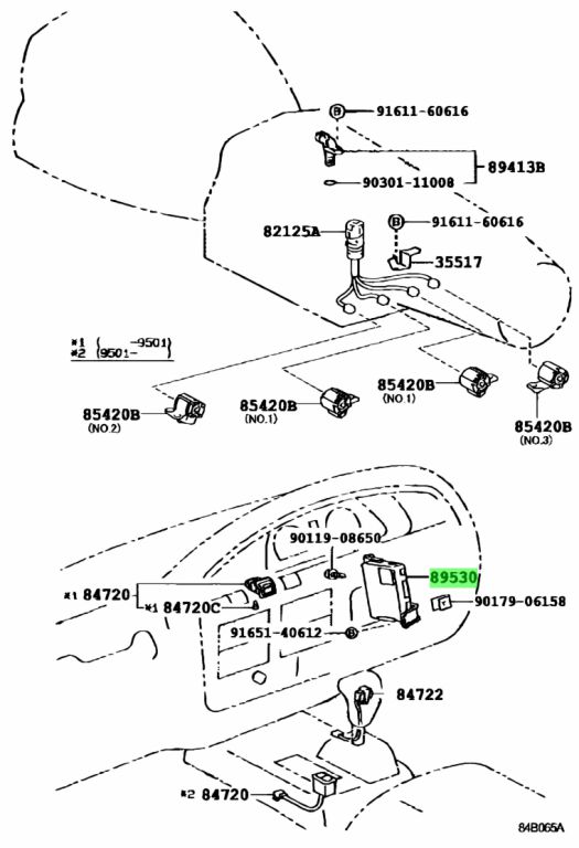 Buy Genuine Toyota 8953060140 (89530-60140) Computer Assy, Transmission ...