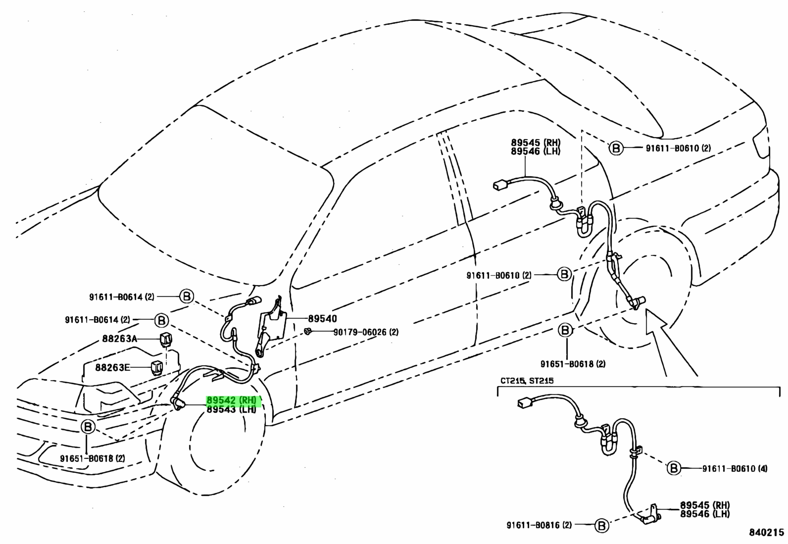 Toyota89542-20130(8954220130)