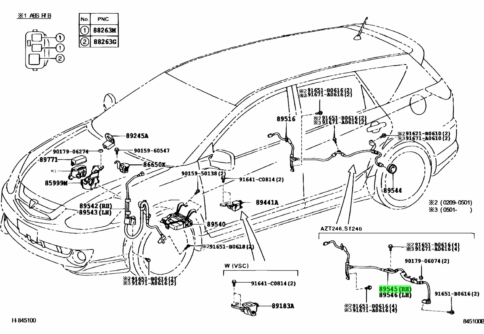 Схема toyota caldina