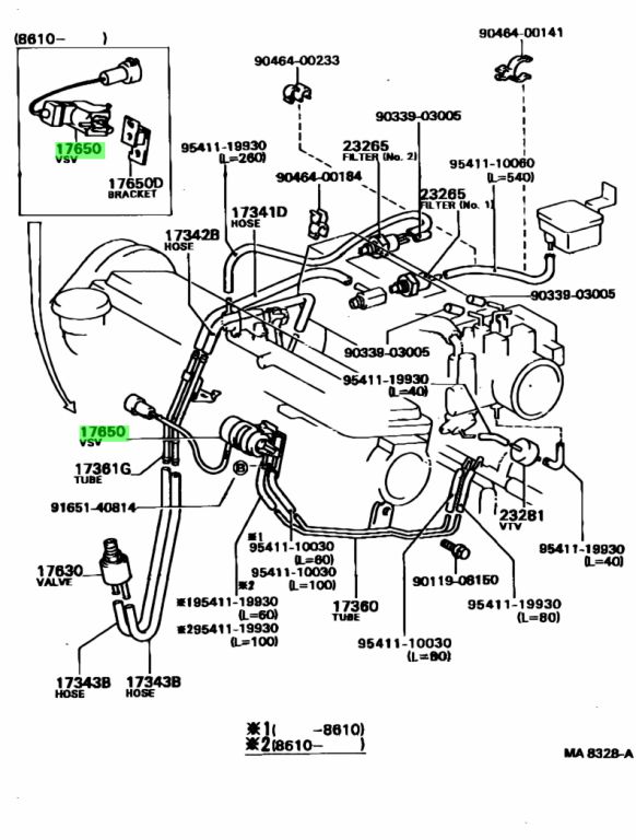 Buy Genuine Toyota 8957020230 (89570-20230) Valve Assy, Vacuum ...